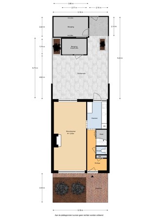 Floorplan - Van Hogendorpstraat 47, 4102 GJ Culemborg